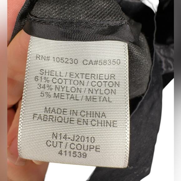 Joie Vera Jane Hooded‎ Utility Jacket Black Womens XS Cargo Grunge Outdoor - Picture 8 of 10